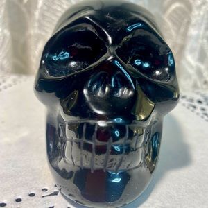 Beautiful Black Obsidian Skull